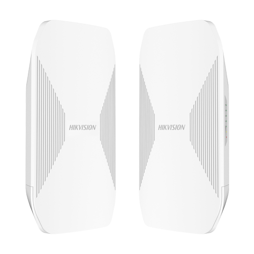 Set Bridge wireless 5GHz, 867Mbps, 5 km, 16dBi, PoE IN/OUT, Management, IP55 - HIKVISION