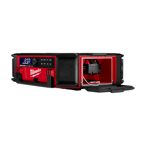 Radio cu incarcator pentru santier M18PRCDAB+, Bluetooth, DAB+, AM/FM, IP54, fara acc. - Milwaukee