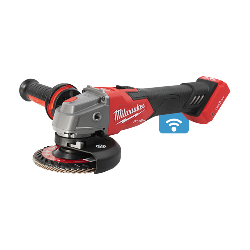 Polizor unghiular fara perii M18ONEFSAG125XB, 125mm, cu franare, comutator culisant, fara acc. - Milwaukee
