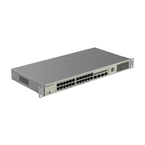 Switch L2, 24 x RJ45 1G PoE, 4 x SFP 1G, Cloud Management - Ruijie Reyee