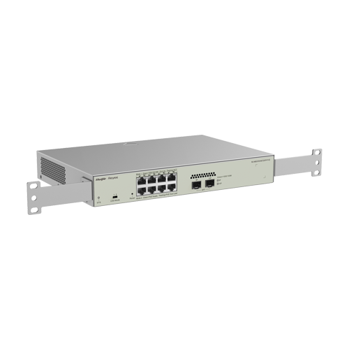 Switch L2, 8 x RJ45 1G PoE, 2 x SFP 1G, Cloud Management - Ruijie Reyee