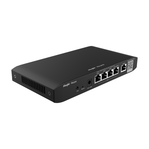 Router 4 x RJ45 1G PoE, 1 x RJ45 1G, Dual WAN, Captive Portal, Cloud Management - Ruijie Reyee
