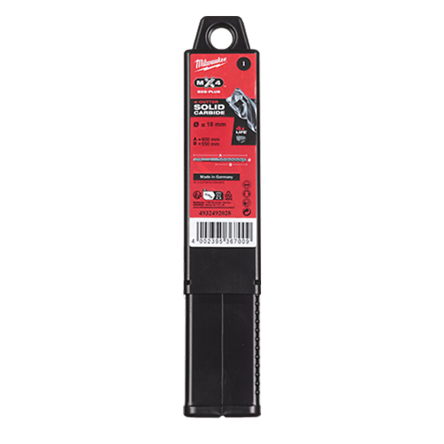 Burghiu SDS-PLUS MX4, 4 taisuri, Ø18x550x600 mm - Milwaukee