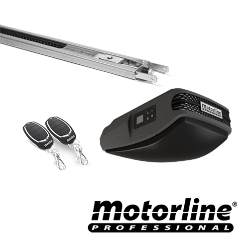 Kit automatizare usa garaj 18mp/120Kg, motor brushless - MOTORLINE