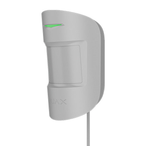 Detector de miscare PIR Superior MotionProtect Fibra, cablat, alb - AJAX