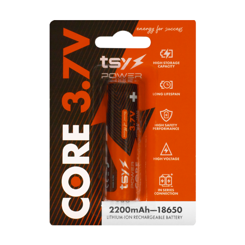 Acumulator Core Lithium-Ion 18650, 3.7V, 2200mAh