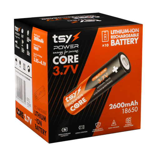 Acumulator Core Lithium-Ion 18650, 3.7V, 2600mAh