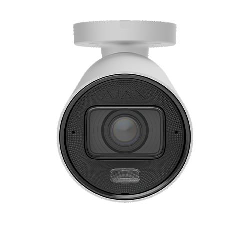 Camera de supraveghere video HLVF tip bullet, 8 Mp, ASP, alba - AJAX