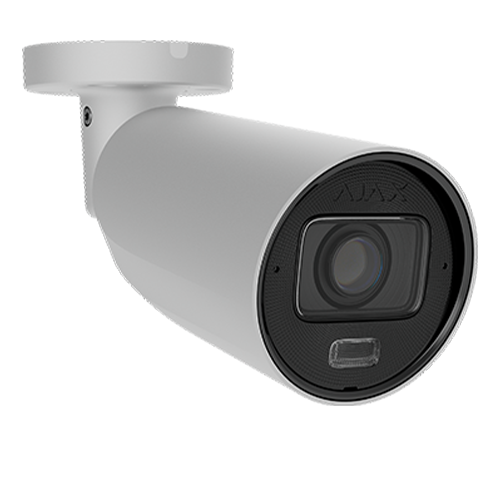 Camera de supraveghere video HLVF tip bullet, 8 Mp, ASP, alba - AJAX