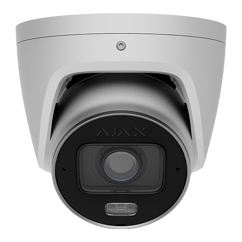 Camera de supraveghere video HLVF tip turret, 5 Mp, ASP, alba - AJAX