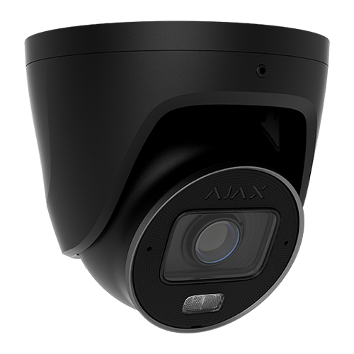 Camera de supraveghere video HLVF tip turret, 8 Mp, ASP, neagra - AJAX