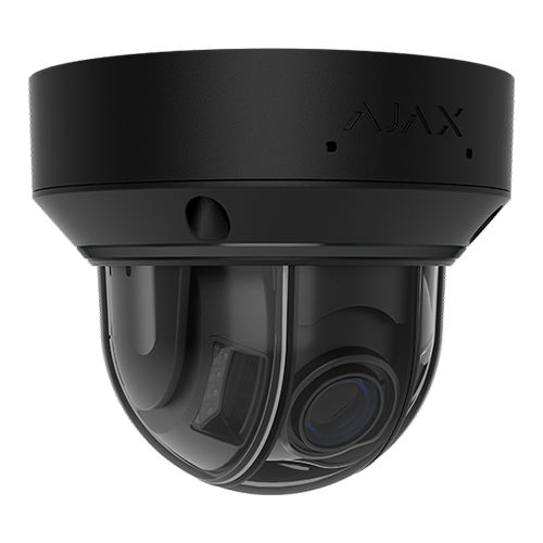 Camera de supraveghere video HLVF tip cupola (dome), 5 Mp, ASP, neagra - AJAX