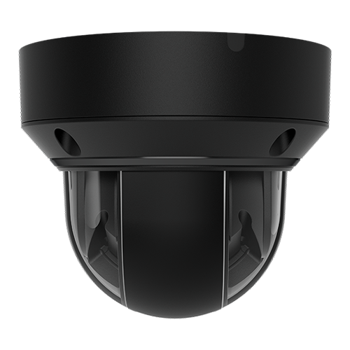 Camera de supraveghere video HLVF tip cupola (dome), 5 Mp, ASP, neagra - AJAX