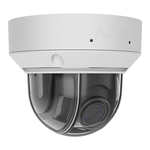 Camera de supraveghere video HLVF tip cupola (dome), 8 Mp, ASP, alba - AJAX