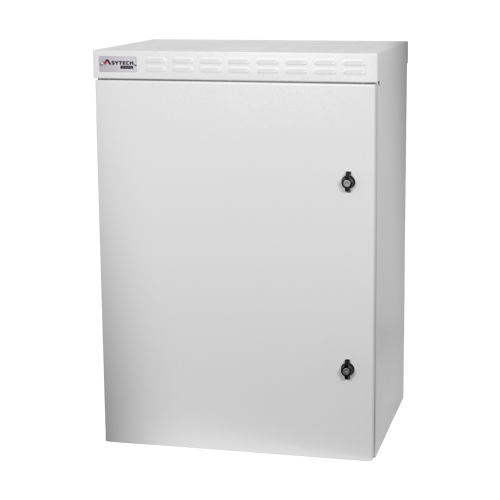 Cabinet rack exterior 16U 19'' 600x450, capacitate incarcare 300 kg, IP55, IK10 - ASYTECH Networking