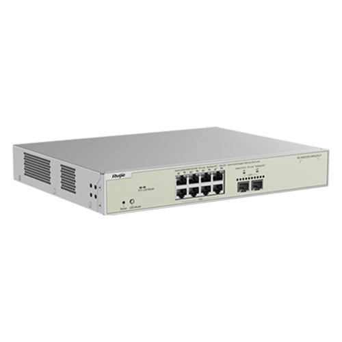 Switch L2, 8 x RJ45 2.5G PoE+ (240w), 2 x SFP+ 10G, Cloud Management - Ruijie Reyee
