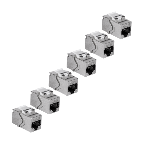  Set de 6 bucati Keystone Jack Cat.6, ecranat, tool-less - TRENDnet