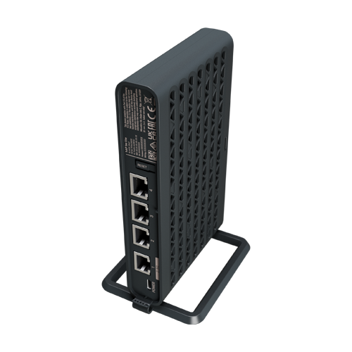 Router hAP be lite, Wi-Fi 7, Dual-Band, 1 x RJ45 2.5G, 3 x RJ45 1G, MLO - MikroTik A42G-HbeP