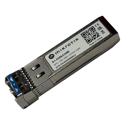 Modul SFP+ 1G/10G Single Mode, 10km, 1310nm - MikroTik S+31DLC10D