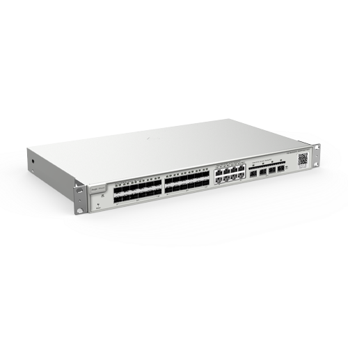  Switch L3, 24 x SFP 1GE (8 x RJ45 Combo) , 4 SFP+ 10Gbps, Non PoE, Unmanaged - Ruijie