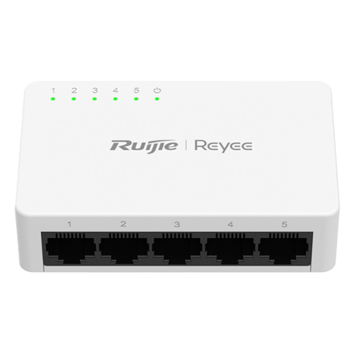 Switch L2, 5 x RJ45 10/100/1000 Mbps, Unmanaged Non-PoE - Ruijie Reyee