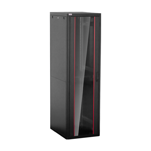 Rack de podea PRO SERIES 42U 19'' 600x800, capacitate de incarcare 1000 kg, RAL 9005, asamblat