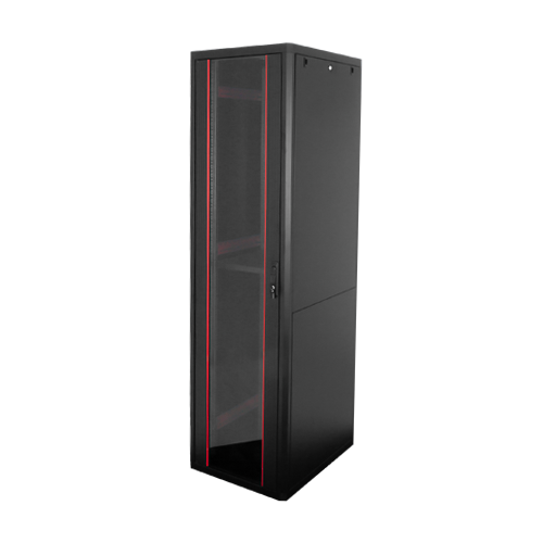 Rack de podea PRO SERIES 47U 19'' 600x800, capacitate de incarcare 1000 kg, RAL 9005, asamblat