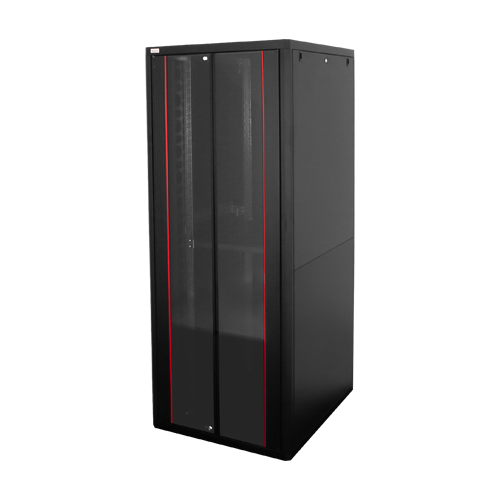 Rack de podea PRO SERIES 47U 19'' 800x1000, capacitate 1000 kg, RAL 9005, asamblat ASY-47U-80100PRO