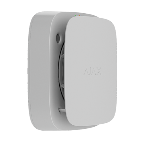 Detector de fum si temperatura wireless FireProtect (Heat/Smoke) Jeweller, alb, EN54 - AJAX