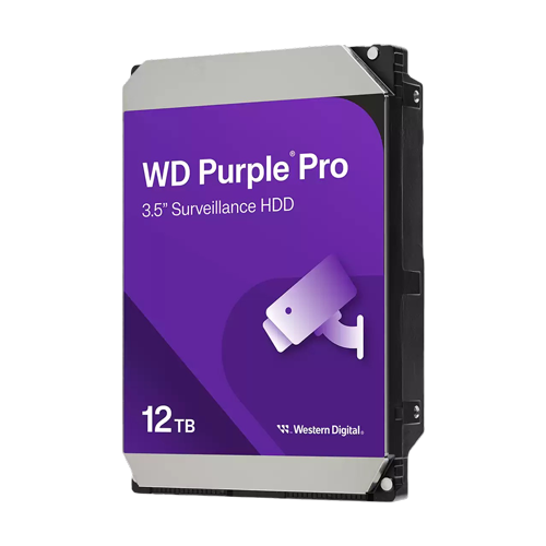  Hard disk 12TB - Western Digital PURPLE PRO Surveillance