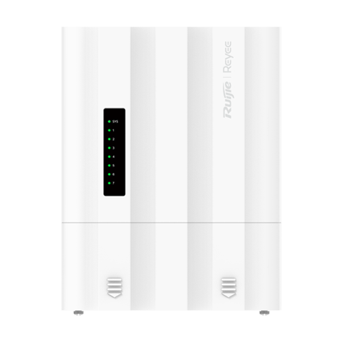  Switch exterior L2, 4 x PoE+ OUT, 5 x RJ45 1G, 2 x SFP 1G, PoE/DC Input, Cloud management - Ruijie Reyee