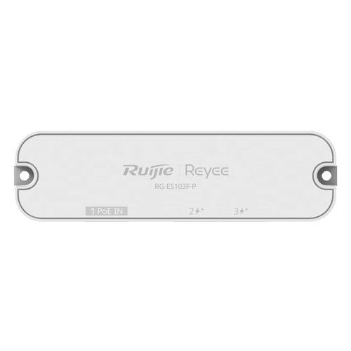 Switch 3 x RJ45 10/100 Mbps, 2 x PoE/PoE+ OUT, 1 x PoE In, Budget max PoE 30W, Unmanaged - Ruijie Reyee