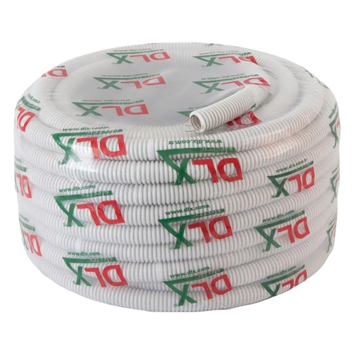 Tub flexibil (copex) D16, Halogen free, ignifug, cu fir tragere, rola 100 metri - DLX