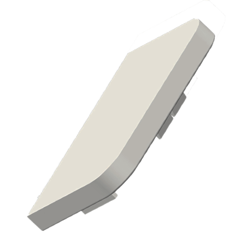  Capac terminal pentru canal cablu 102x50 mm - DLX