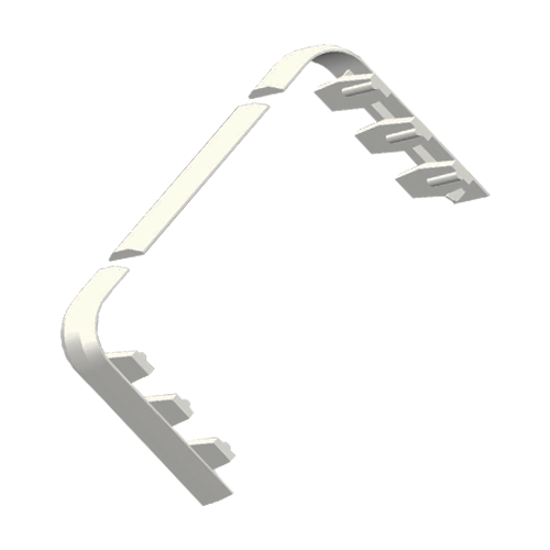  Element de imbinare pentru canal cablu 102x50 mm - DLX