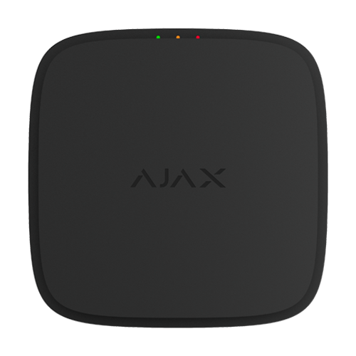 Detector de fum si temperatura wireless FireProtect Jeweller, negru, EN54 - AJAX