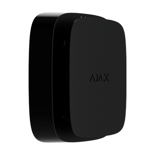 Detector de fum si temperatura wireless FireProtect Jeweller, negru, EN54 - AJAX