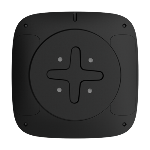 Detector de fum si temperatura wireless FireProtect Jeweller, negru, EN54 - AJAX
