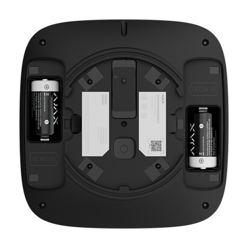 Detector de fum si temperatura wireless FireProtect Jeweller, negru, EN54 - AJAX