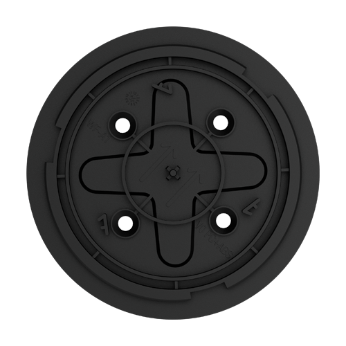 Detector de fum si temperatura wireless FireProtect Jeweller, negru, EN54 - AJAX