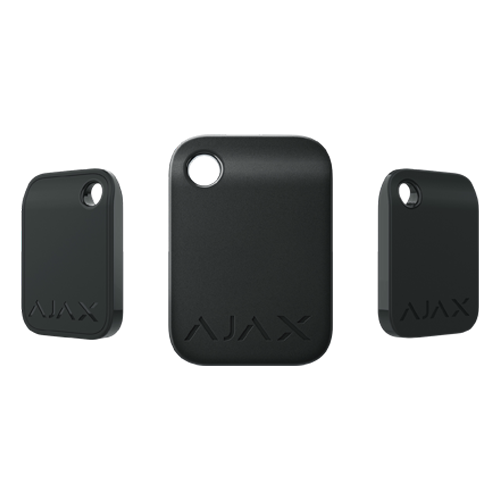  Tag RFID MIFARE DESFire 13.56 MHz, negru (100 buc.) - AJAX