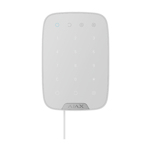 Tastatura Superior Fibra, cablata, alb - AJAX