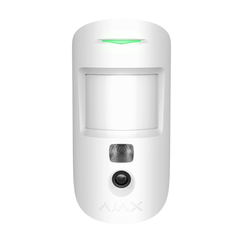  Detector miscare PIR MotionCam HDR Indoor (PhOD), imunitate animale, wireless, alb - AJAX