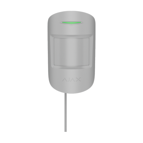 Detector miscare dubla tehnologie PIR+MW, Superor MotionProtectPlus Fibra alb - AJAX