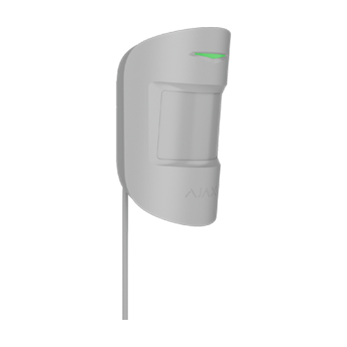 Detector miscare dubla tehnologie PIR+MW, Superor MotionProtectPlus Fibra alb - AJAX