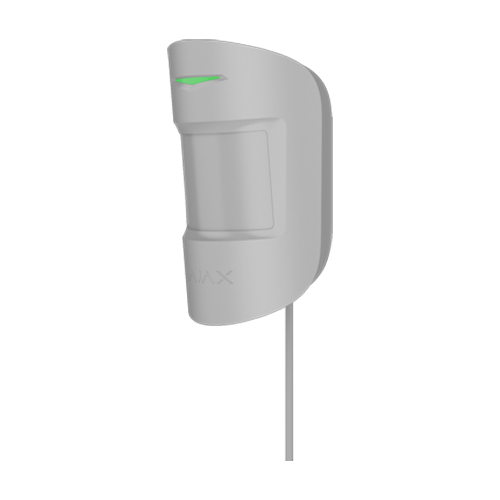 Detector miscare dubla tehnologie PIR+MW, Superor MotionProtectPlus Fibra alb - AJAX