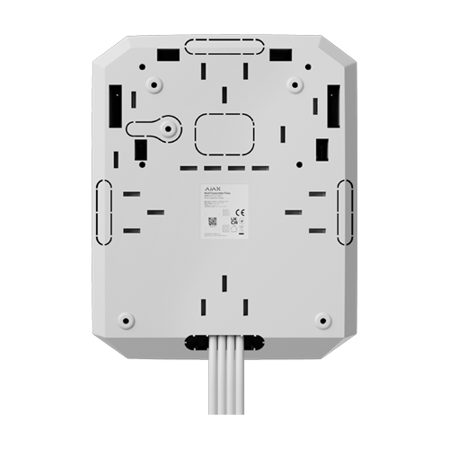  Modul MultiTransmitter Fibra integrare detectori cablati cu suport 2EOL-3EOL, 18 zone, Grade 3, alb - AJAX