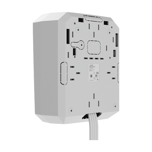  Modul MultiTransmitter Fibra integrare detectori cablati cu suport 2EOL-3EOL, 18 zone, Grade 3, alb - AJAX