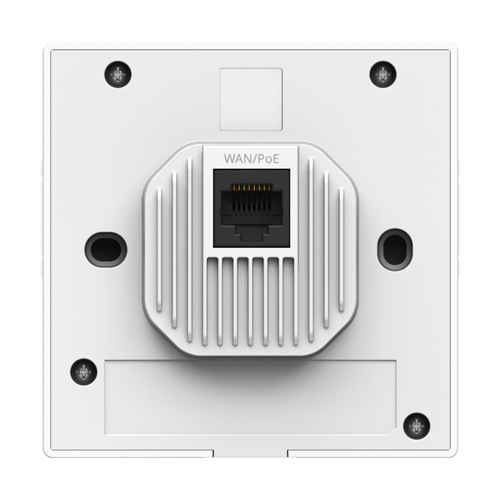  AP de perete, Wi-Fi 6 AX3000, 2x2 MU-MIMO, 2 x RJ45 1G, PoE/PoE+ IN, Cloud Management