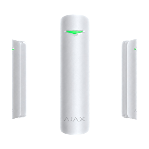 Contact magnetic Superior DoorProtect Fibra, cablat, alb - AJAX